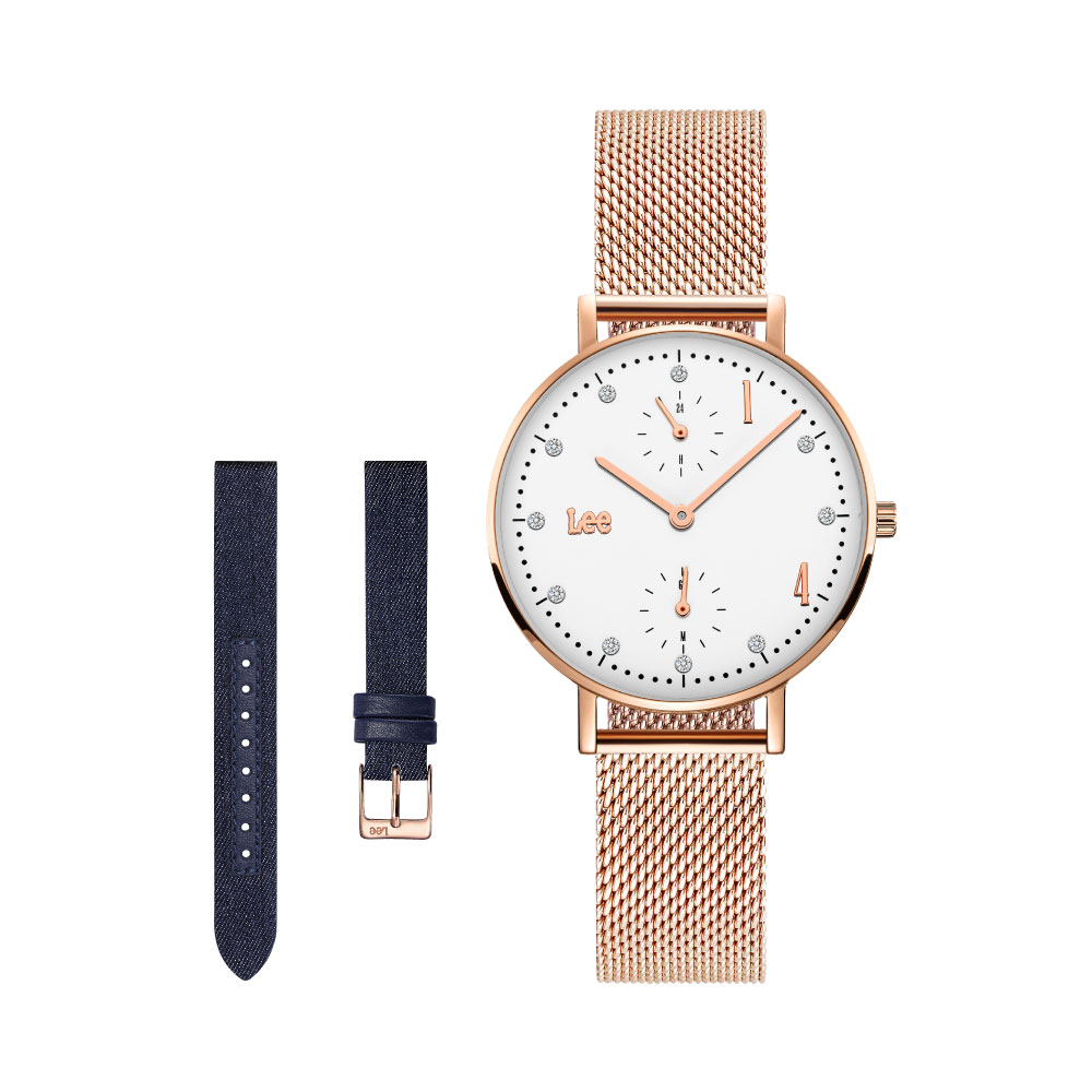 นาฬิกาข้อมือผู้หญิง LEE LEF-F138DRV2-7R