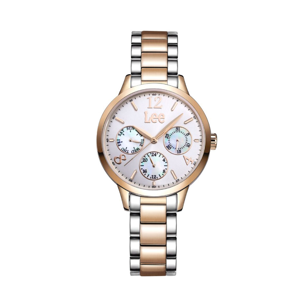 นาฬิกาข้อมือผู้หญิง LEE LEF-F16DRSR-SR