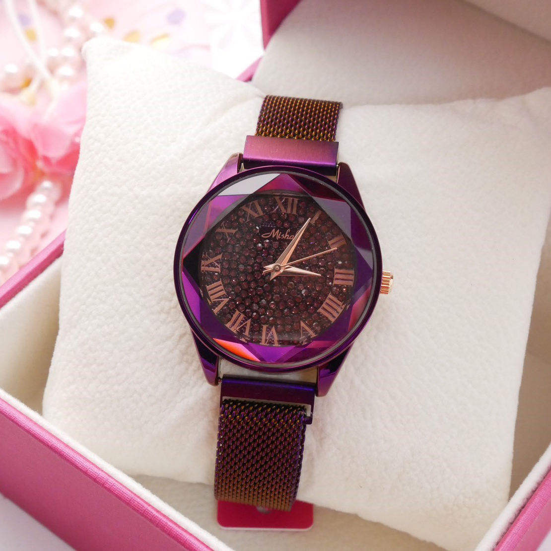 นาฬิกาข้อมือผู้หญิง MISHALI M18011B D