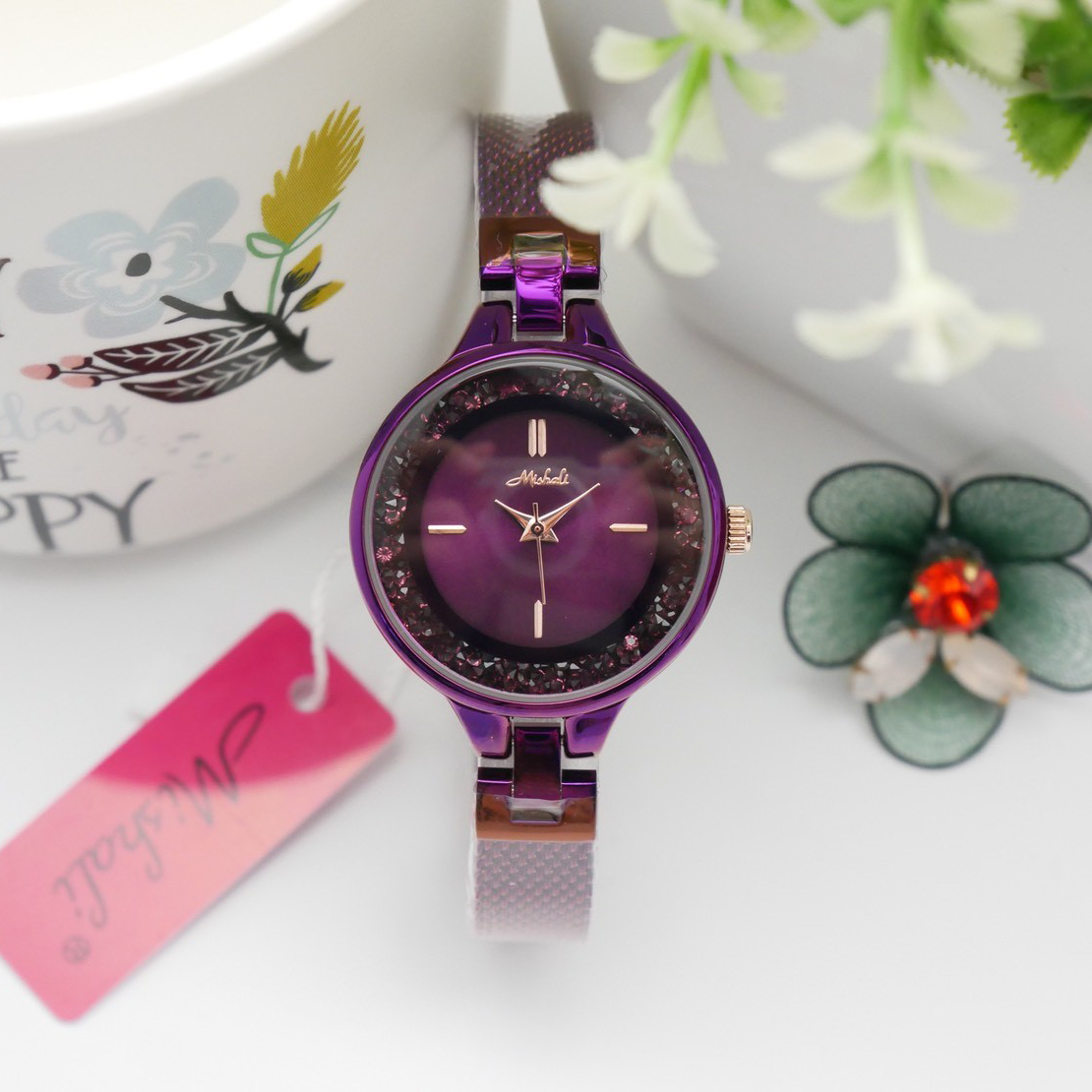 นาฬิกาข้อมือผู้หญิง MISHALI M18027 E